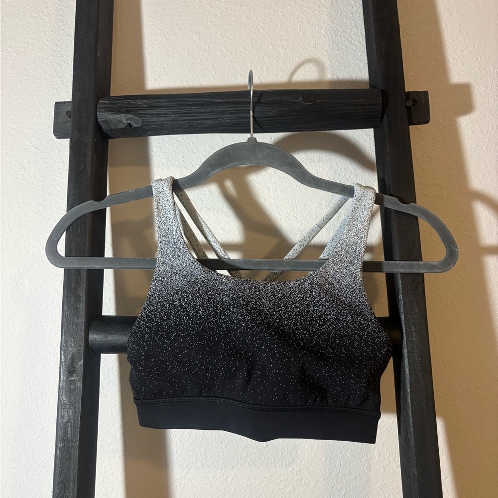 Lululemon Athletica Black and Gray Sports Bra